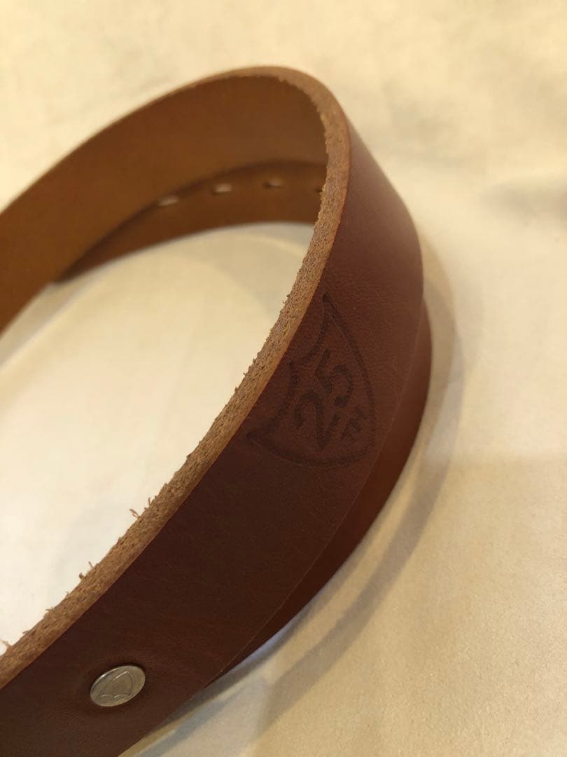 HTC Belt #25th Plain 1.25 LT.BROWN 34インチ