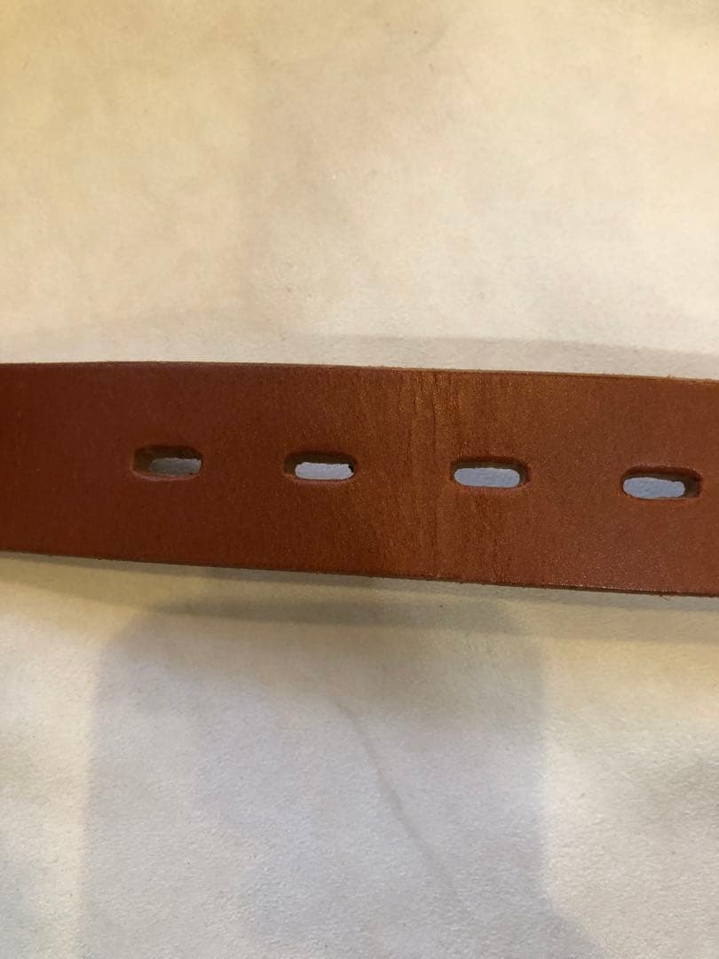 HTC Belt #25th Plain 1.25 LT.BROWN 34インチ