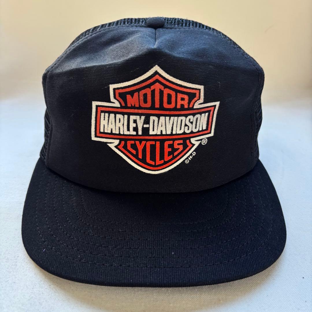 ビンテージ ハーレーダビッドソン キャップ USA製 アメリカ製 B&S 帽子