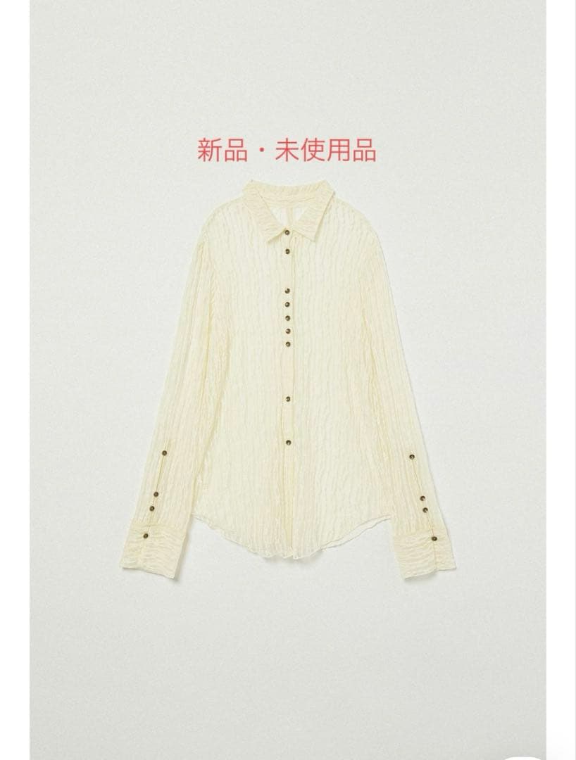 トップス TULLE LACE SHIRT