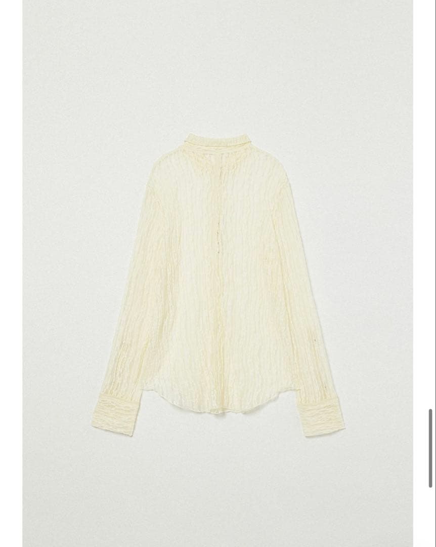 トップス TULLE LACE SHIRT