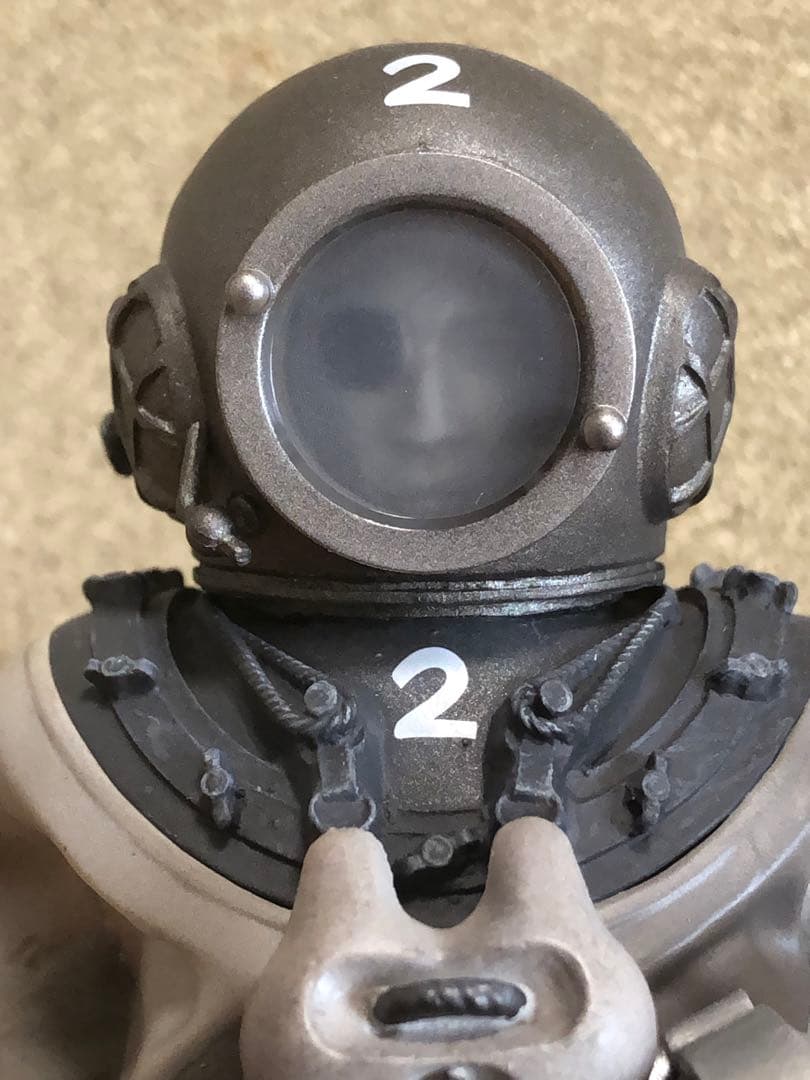 芹沢博士　東宝マニアックス　ソフビ　モノクロバージョン　中古