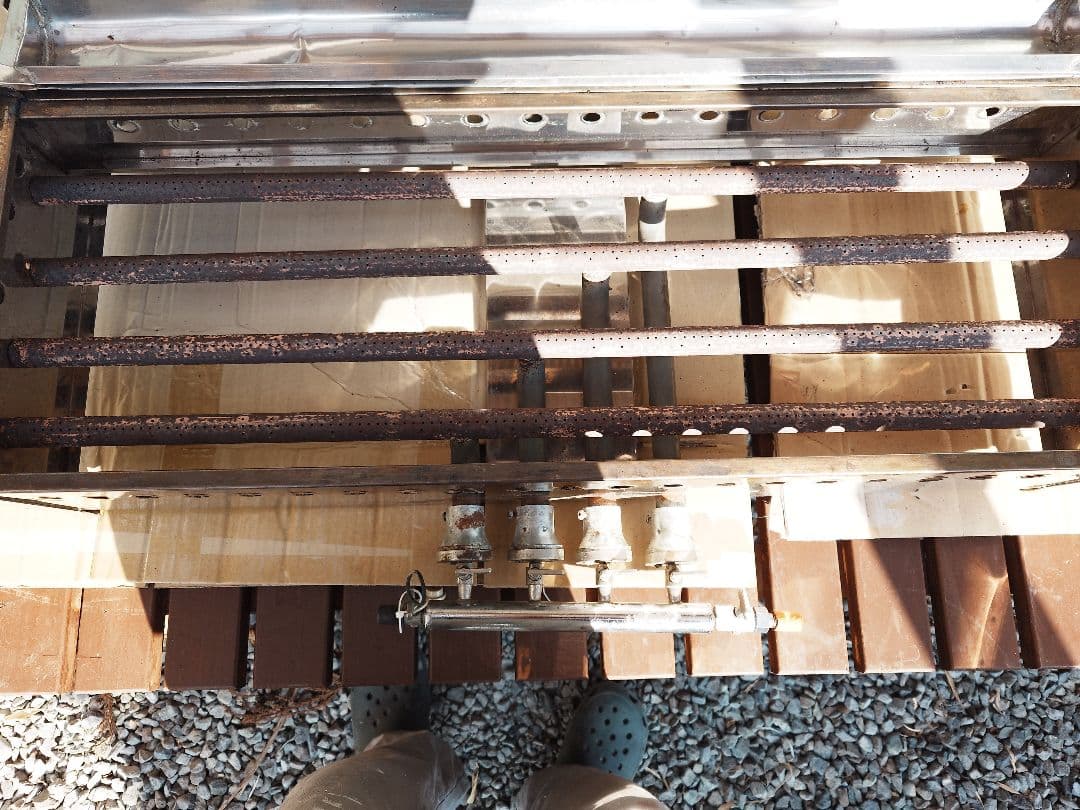 今川焼き鉄板付き　大型焼き台