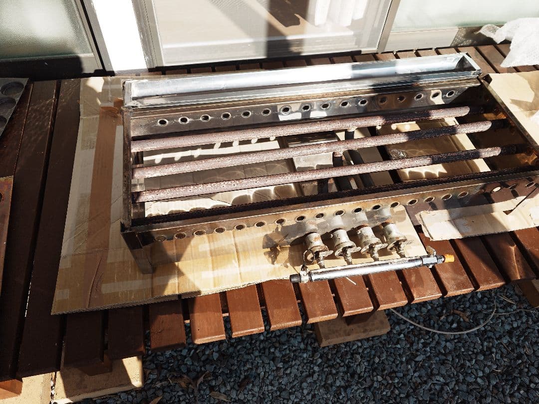 今川焼き鉄板付き　大型焼き台