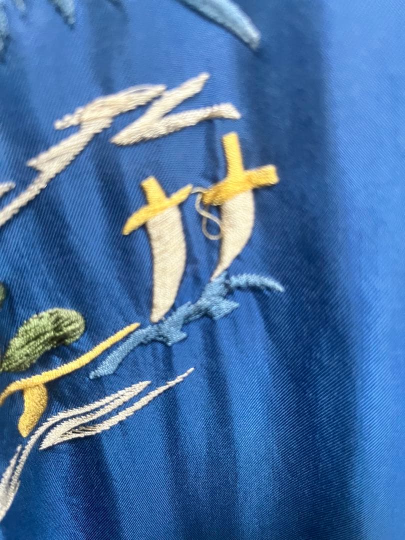 テーラー東洋　スカジャン　スカル　ランドスケープ　エイジング加工