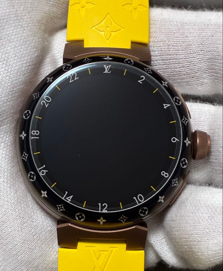 【極美品】【ベルト2本付き】ルイ・ヴィトン　タンブールホライゾン　ライトアップ