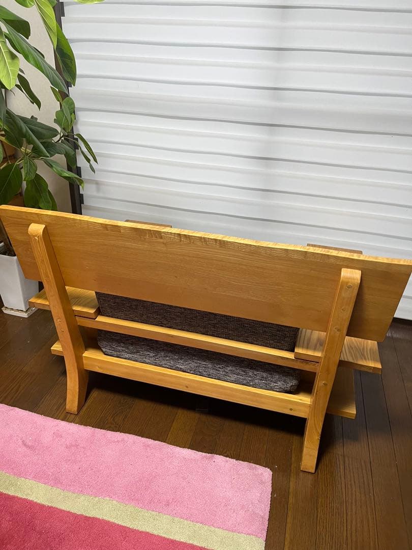 1人掛けソファ 木製フレーム　和室、洋室　OK