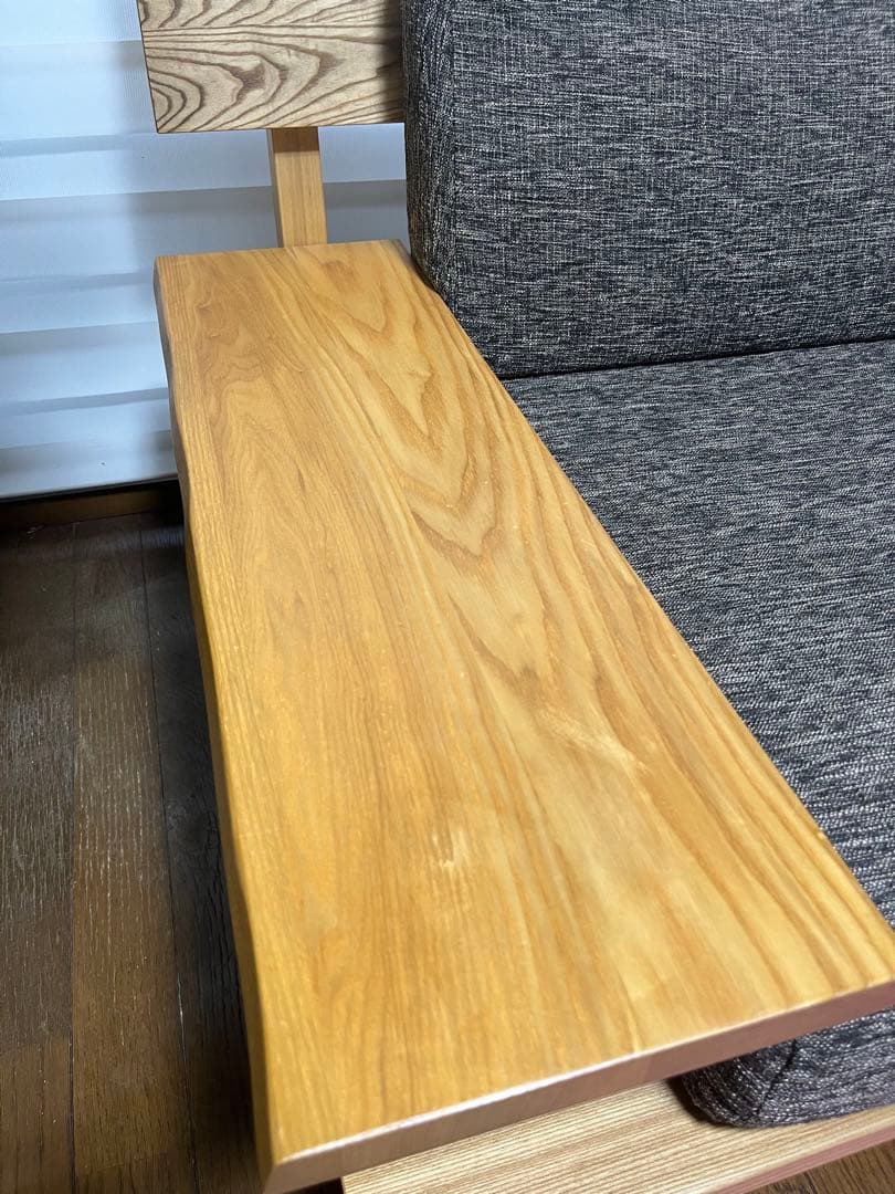 1人掛けソファ 木製フレーム　和室、洋室　OK