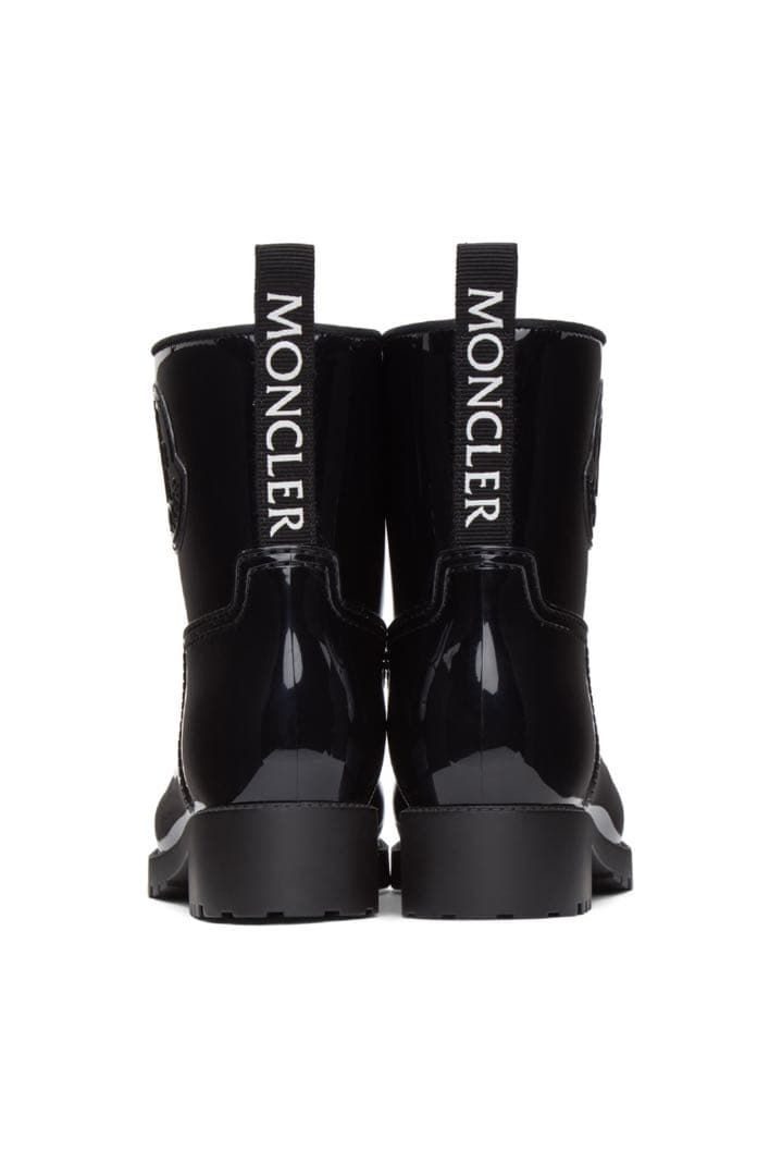 P*୧様 MONCLER ブラック ラバーシューズ