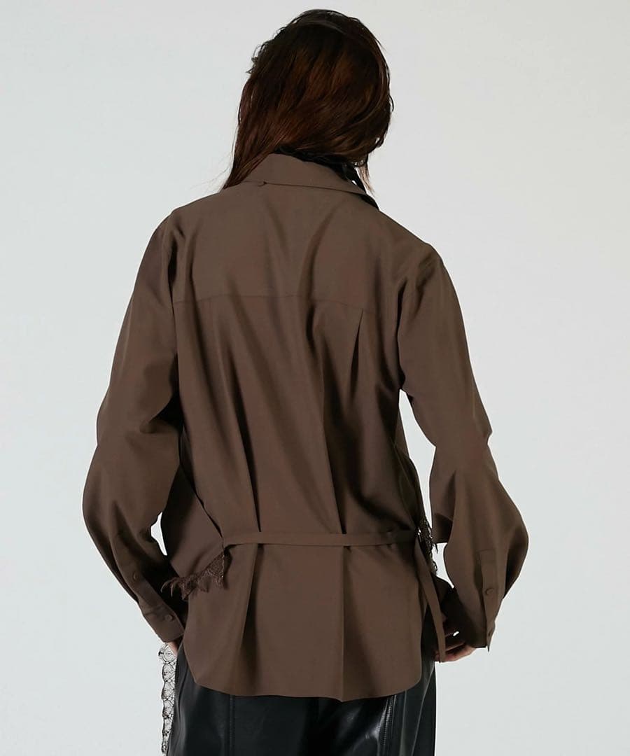 新作未使用タグ付き　PLANK PROJECTスカーフシャツ