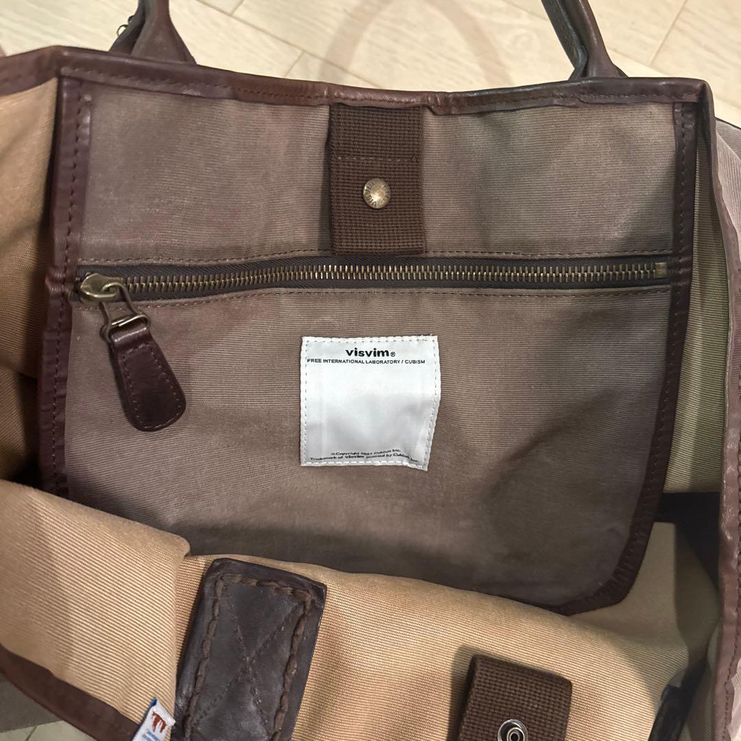 visvim ブラウン トートバッグ