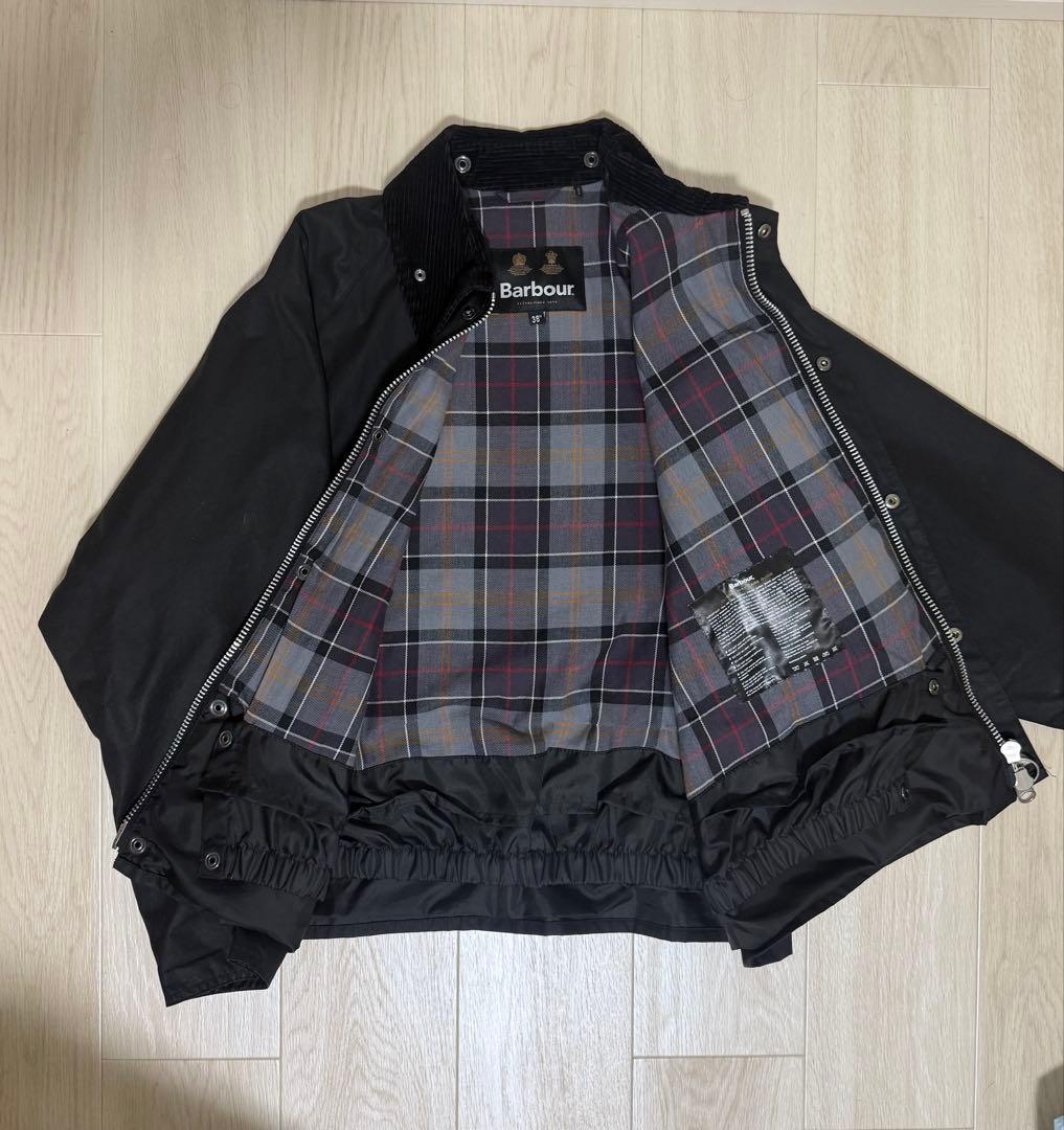 Barbour トランスポート ブラック38　オイルドジャケット