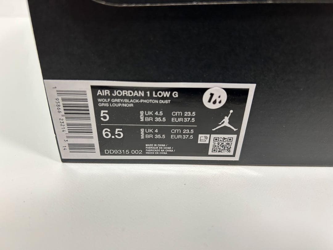 【新品】 Nike AirJordan1 Low Golf ウルフグレー