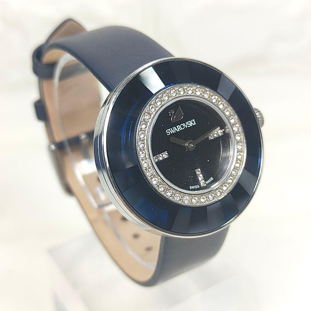 Swarovski 腕時計 スワロフスキー ネイビー ブルー
