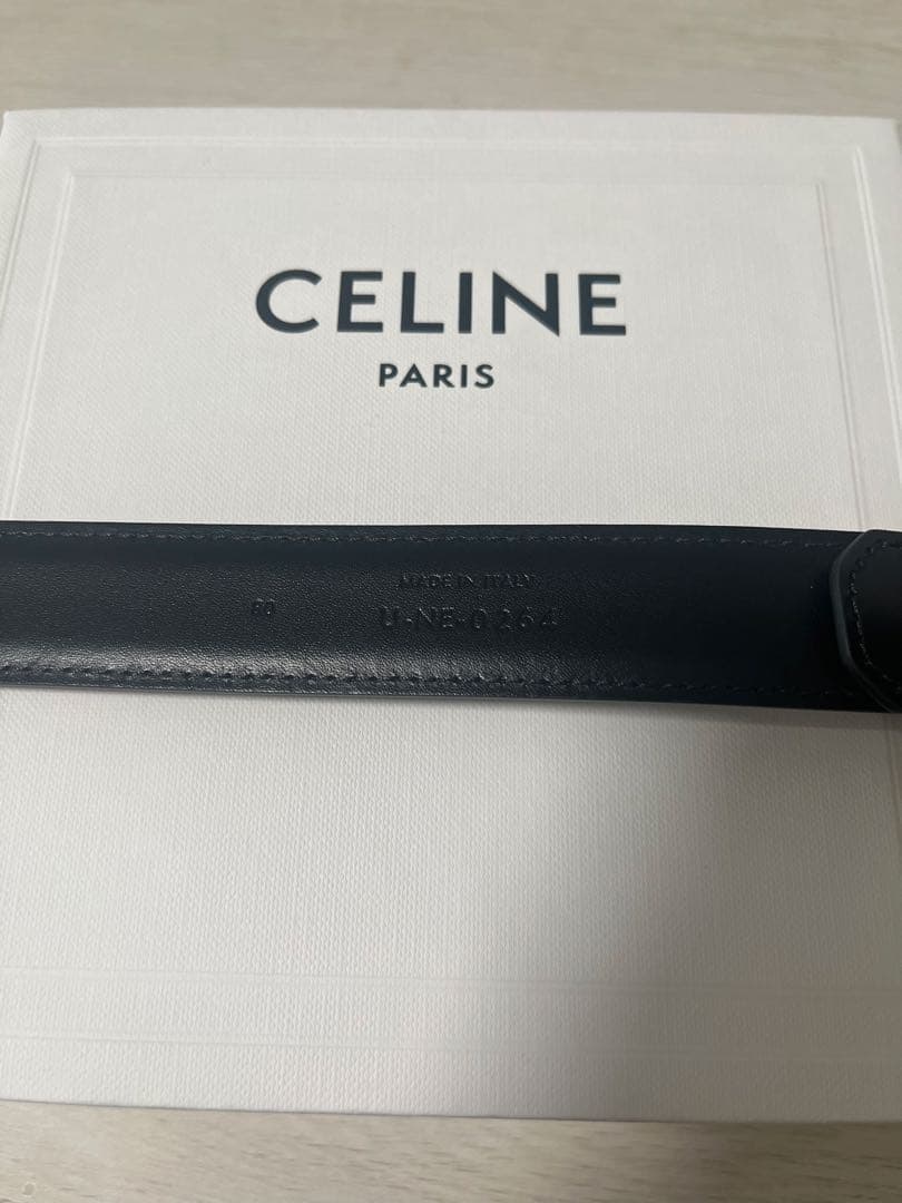 CELINE ブラックベルト UNB0343