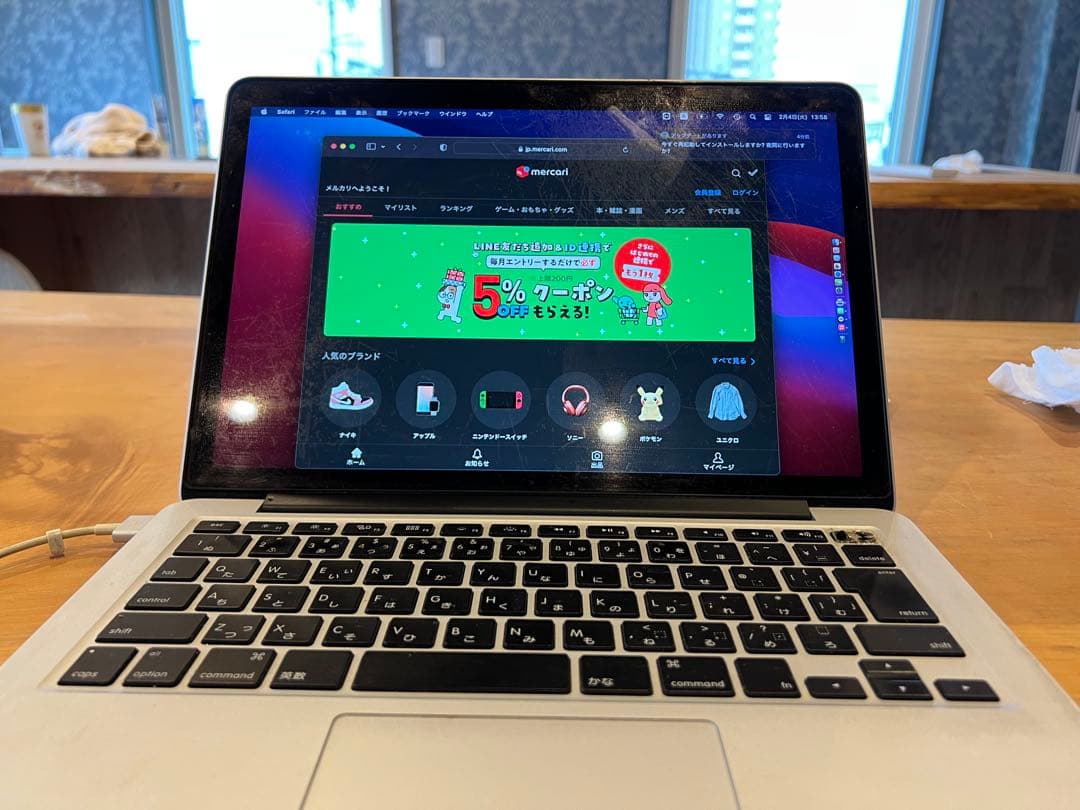 MacBook本体 MacBook Pro (Retina, 13-inch, Mid 2014)