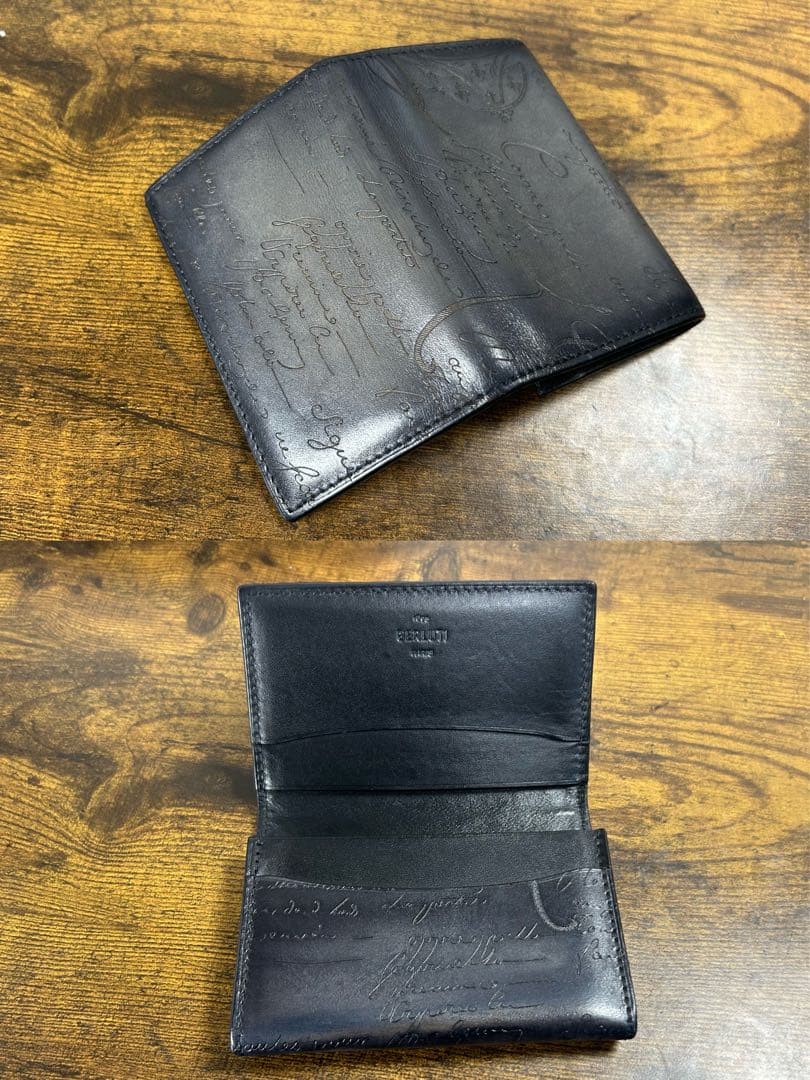 9.9万円　美品　Berluti インヴィア フラップ カードホルダー　名刺入れ