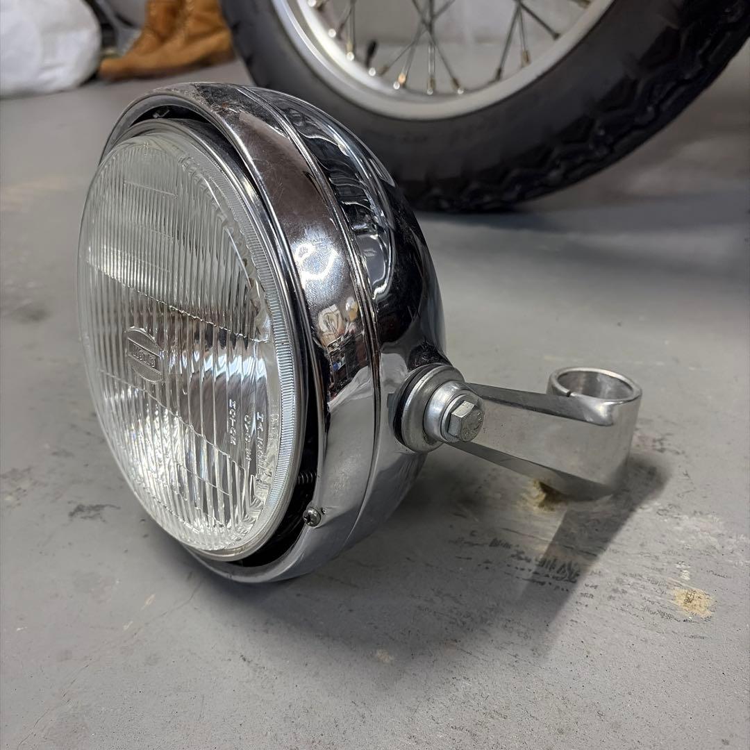 sr400 WMヘッドライトステー　純正ライト