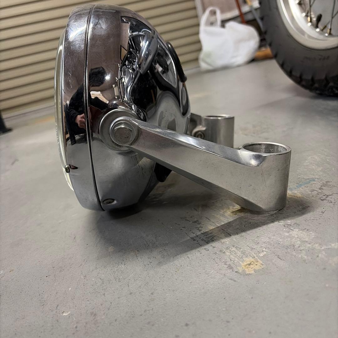 sr400 WMヘッドライトステー　純正ライト