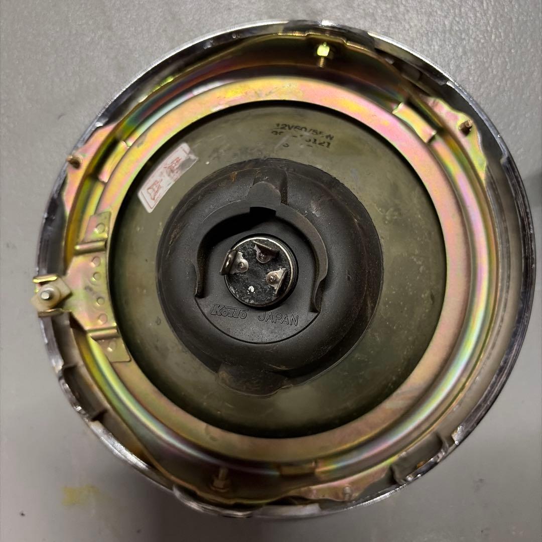 sr400 WMヘッドライトステー　純正ライト