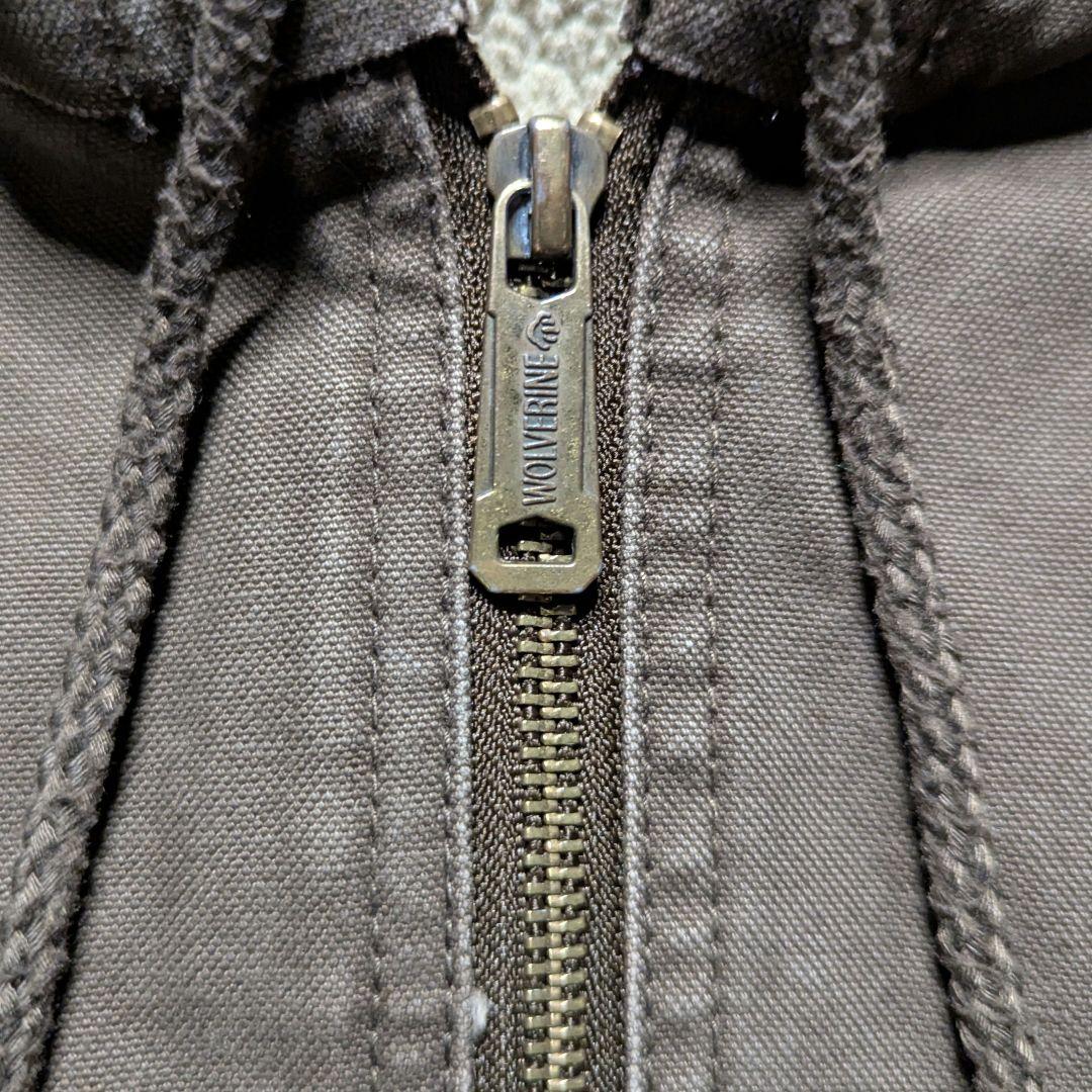 WOLVERINEダックアクティブジャケット 裏ボアフェードブラウン雰囲気系