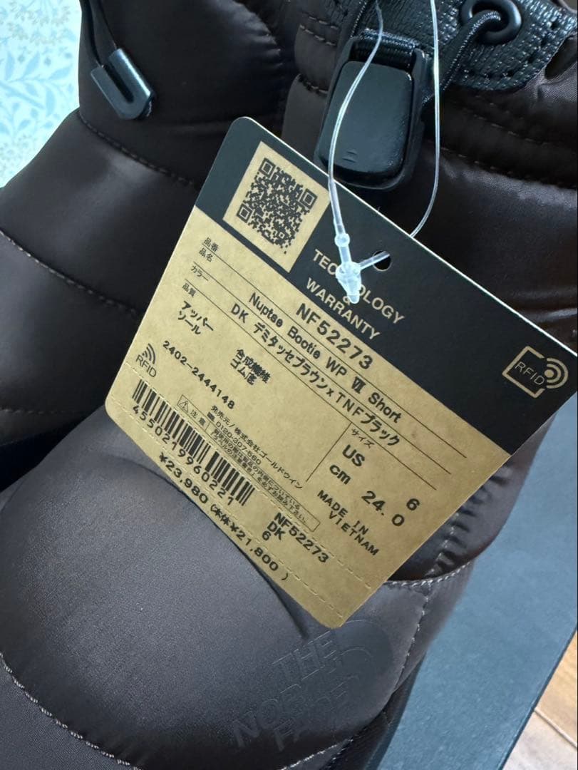 新品未使用 THE NORTH FACE NF52273-DK US6 24cm