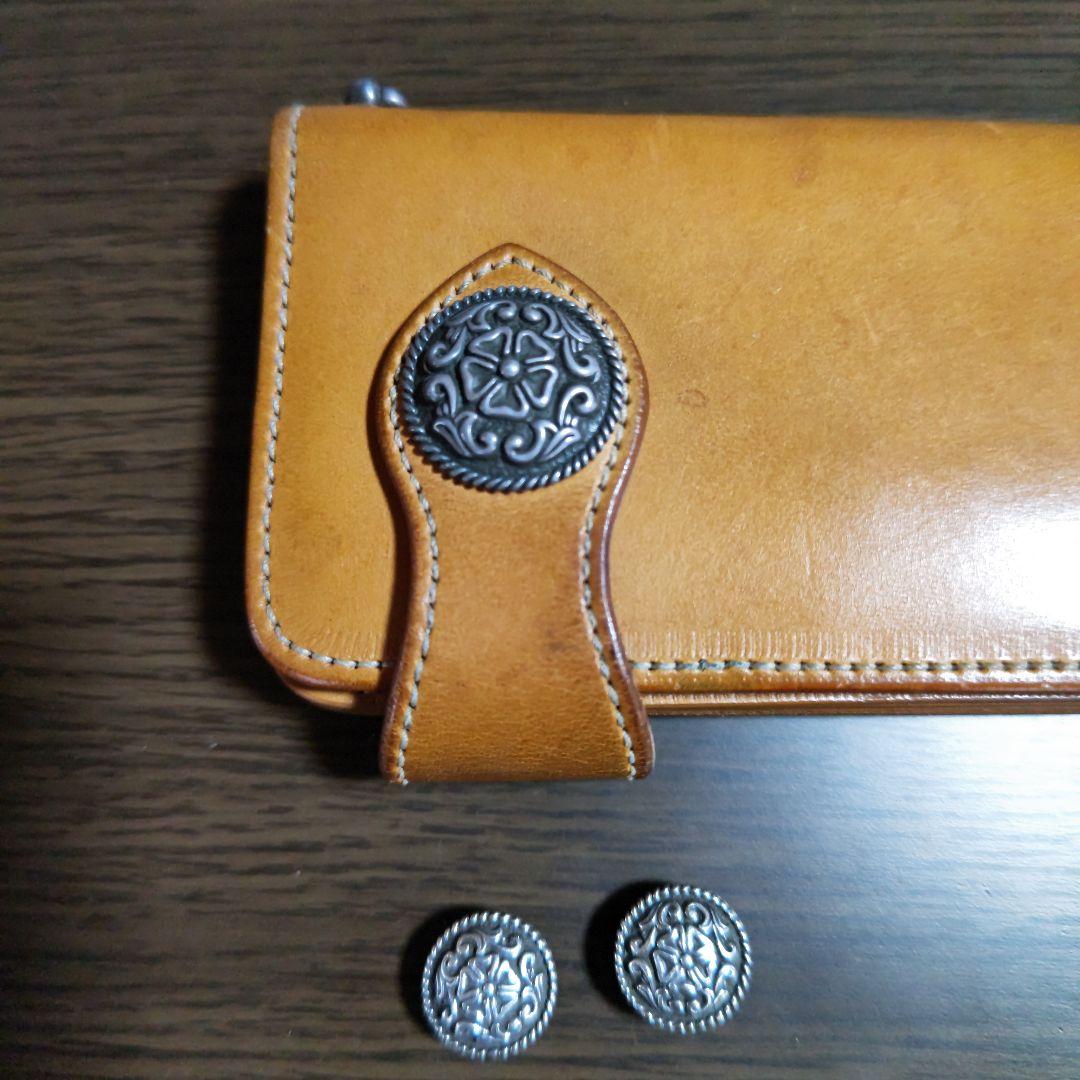 バイカーズウォレット レザーウォレット ファニーコンチョ