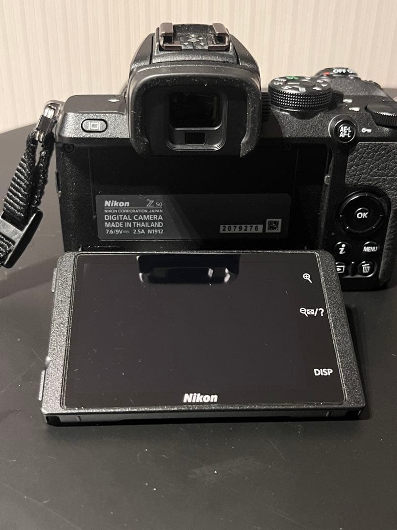 作画有　Nikon Z 50 16-50mm 付属品