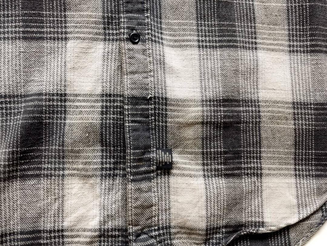 RRL ３ツ星 オンブレ シャドーチェックネルシャツL ９０’ｓ