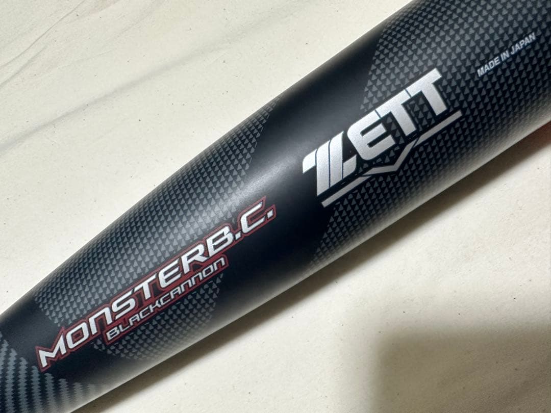 ZETT モンスターブラックキャノン 83cm 野球 複合 バット