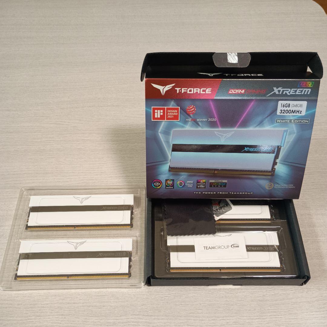 キャスパー品T-FORCE Xtreem ARGB 32GB DDR4