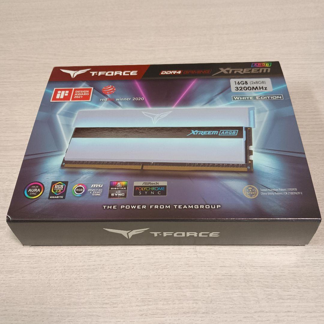 キャスパー品T-FORCE Xtreem ARGB 32GB DDR4