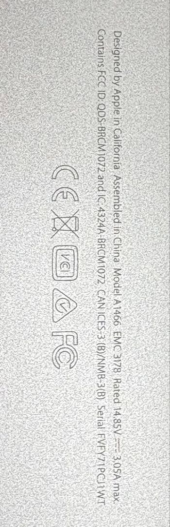 【値下げ】MacBook Air シルバー 13インチ ジャンク品