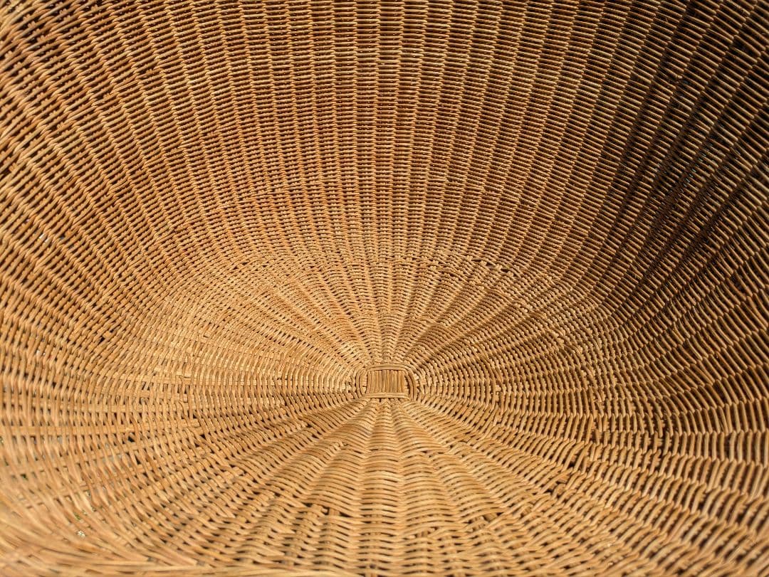 カメリア　ヴィンテージ　オールドラタン　ラウンドチェア　椅子