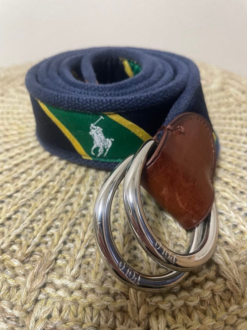 希少 Polo Ralph Lauren ポニー柄 ベルト