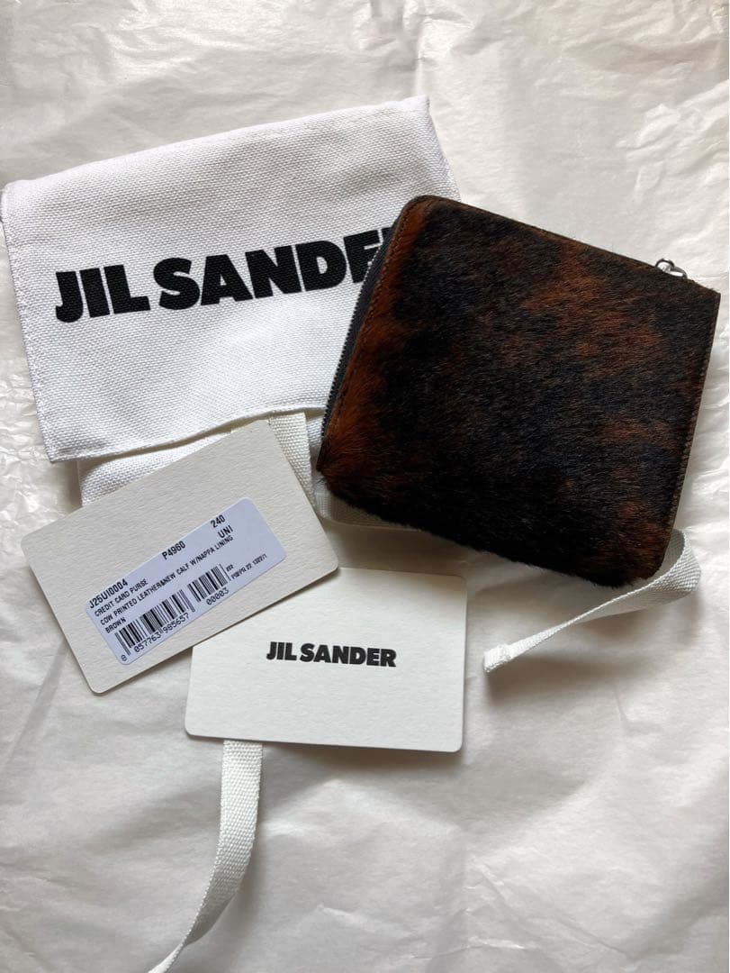【新品未使用】【JIL SANDER】カードケース　ケース　折財布