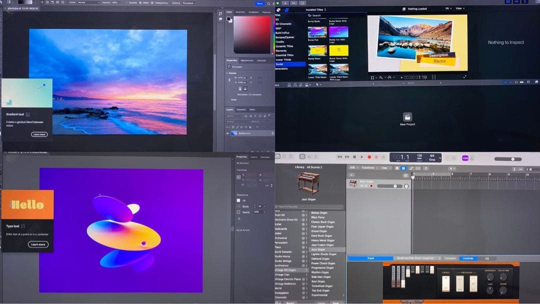 美品MacBook Pro i7 15インチ【MacOS2020／バッテリー新品