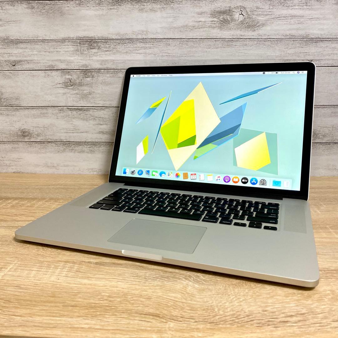 美品MacBook Pro i7 15インチ【MacOS2020／バッテリー新品