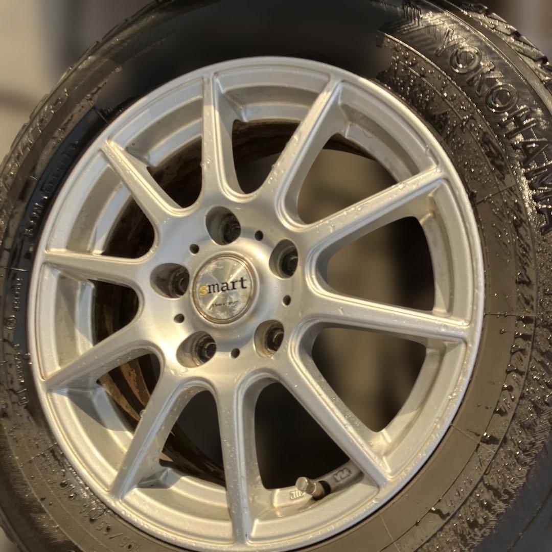 195/65r15スタッドレスアルミ付き4本セット