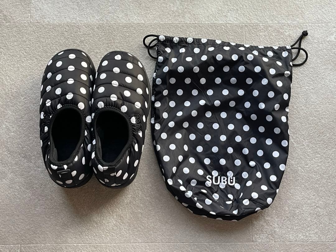 SUBU 厚底 水玉 ドット サンダル