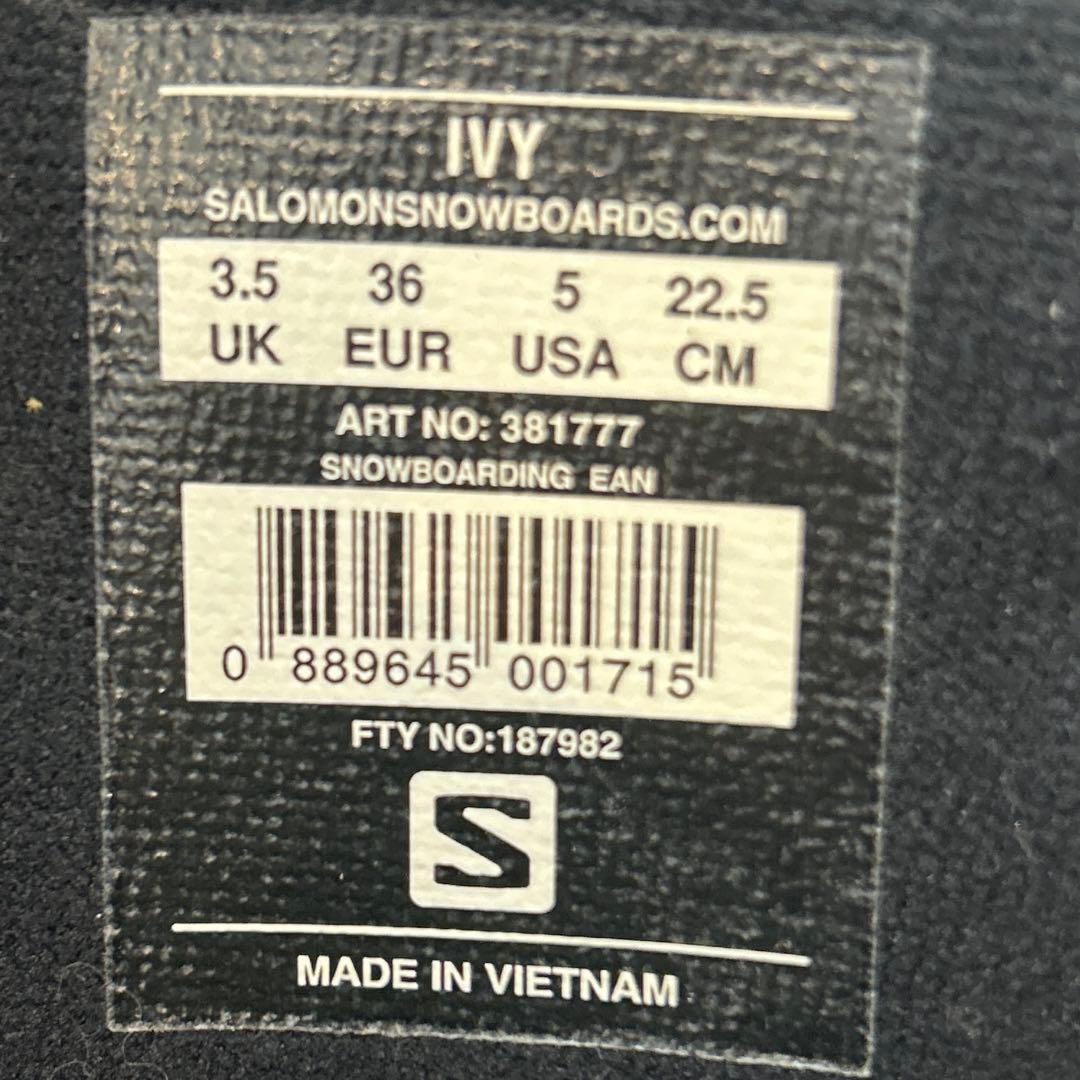 SALOMON IVY/スノーボード ブーツ 22.5cm/Sサイズ