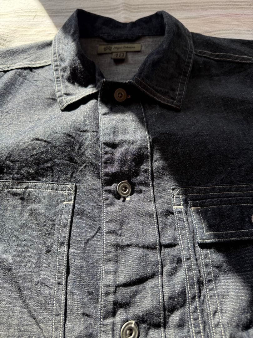 トップス Nigel Cabourn UTILITY SHIRT 48