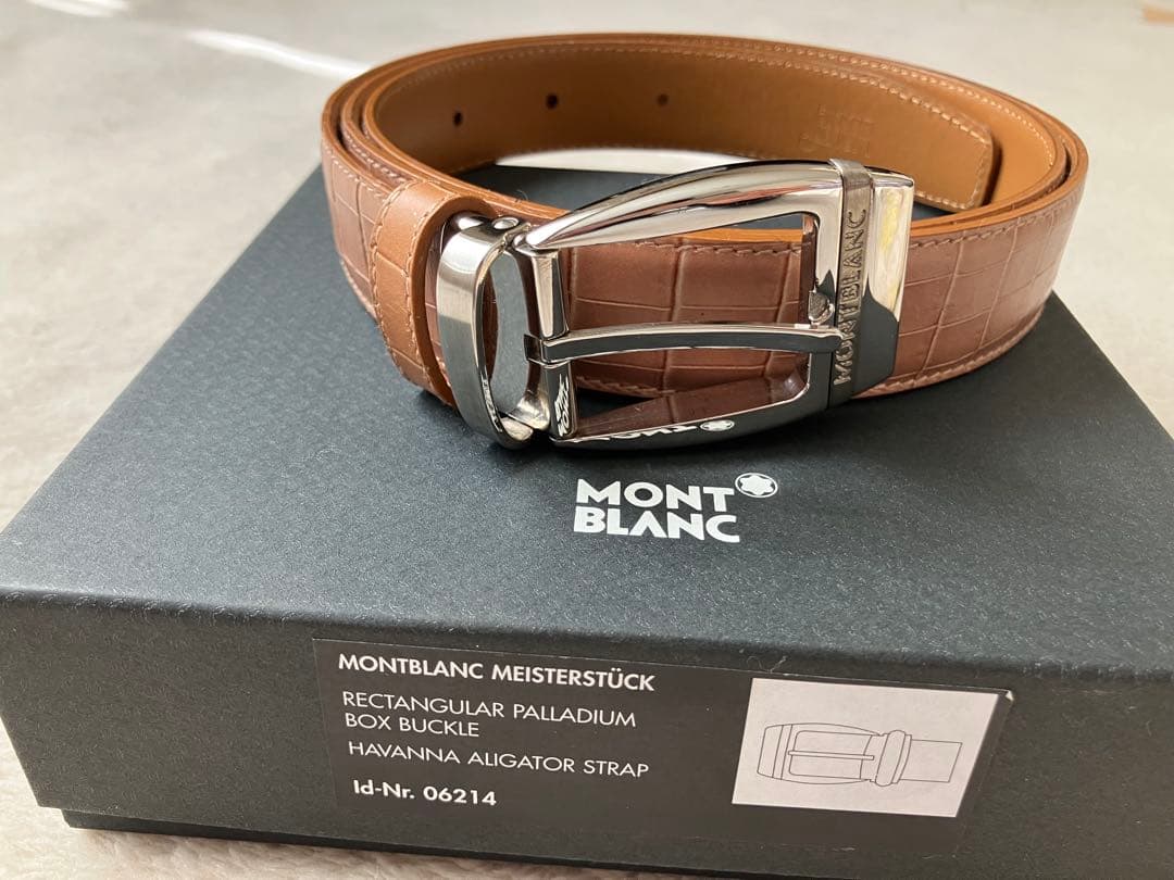 モンブランMONTBLANC MEISTERSTÜCK ベルトハバナアリゲーター