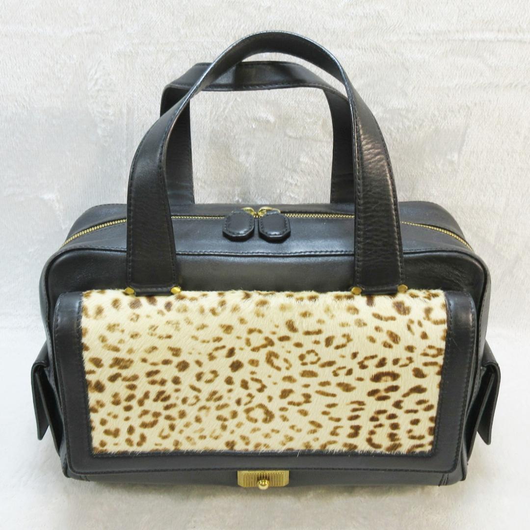 バッグ JimmyChoo UnbornCalf leopard pattern Bag