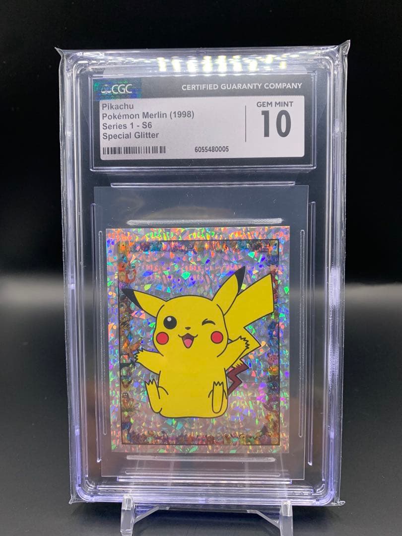 【CGC10】ピカチュウ マーリン Merlin ステッカー PSA10