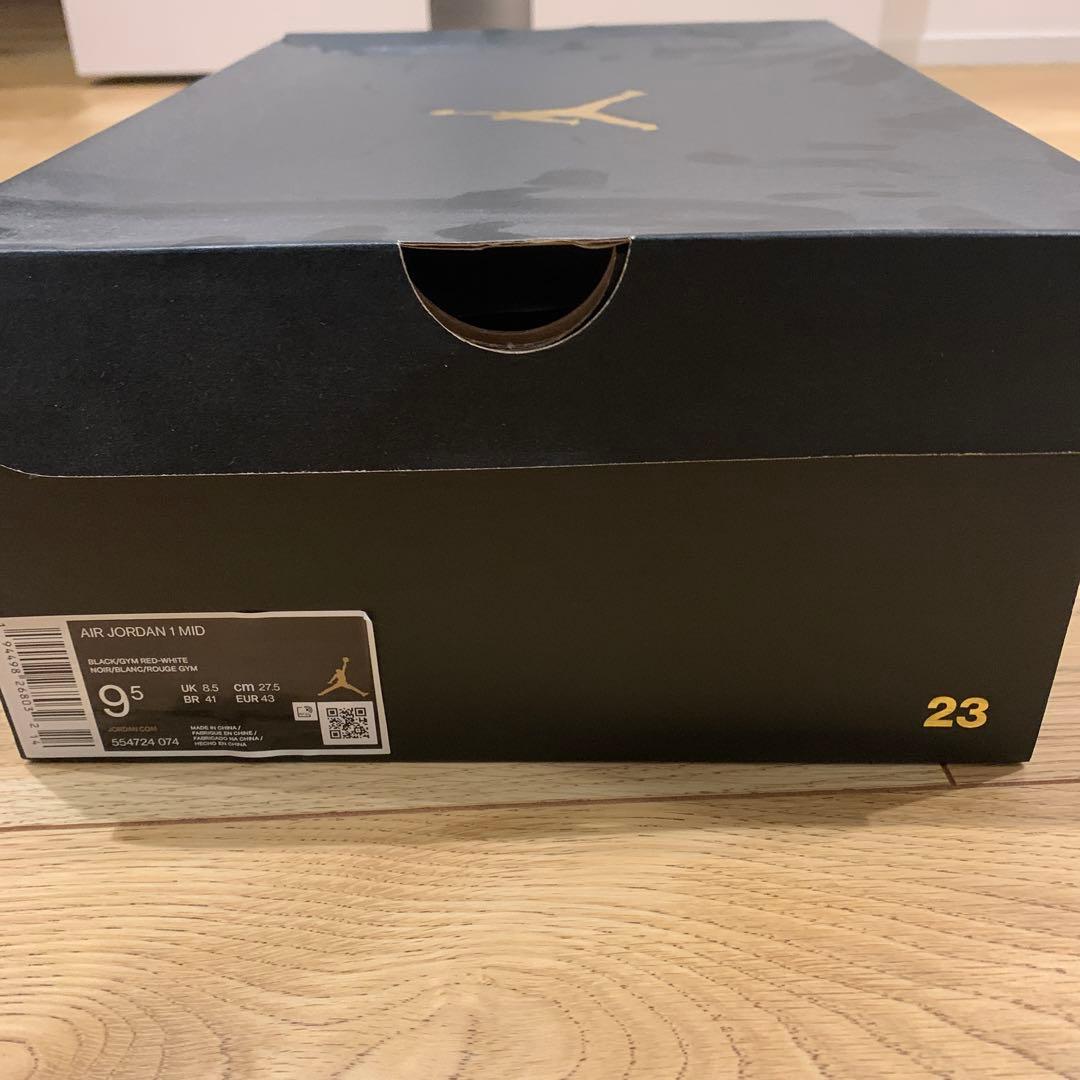 【新品未使用】Nike Air Jordan 1 mid bred