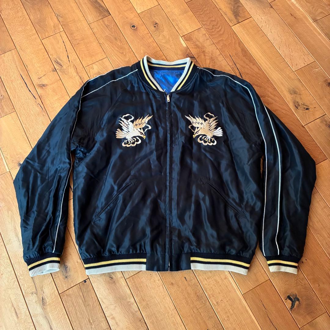 東洋 TOYO スカジャン TT14892 美中古 XXL スーベニアジャケット