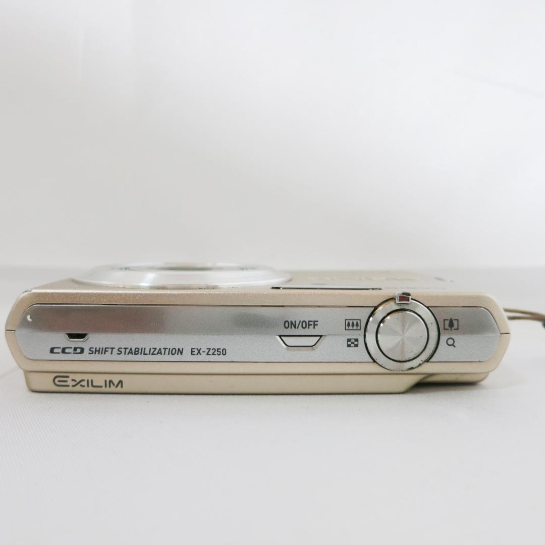 CASIO EXILIM EX-Z250 ゴールド コンパクトデジタルカメラ