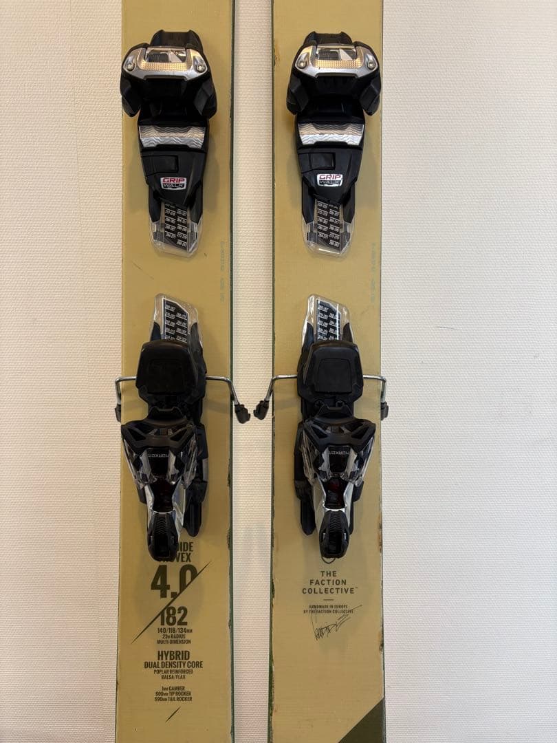 FACTION CT 4.0 182cm MARKER GRIFONビンディング