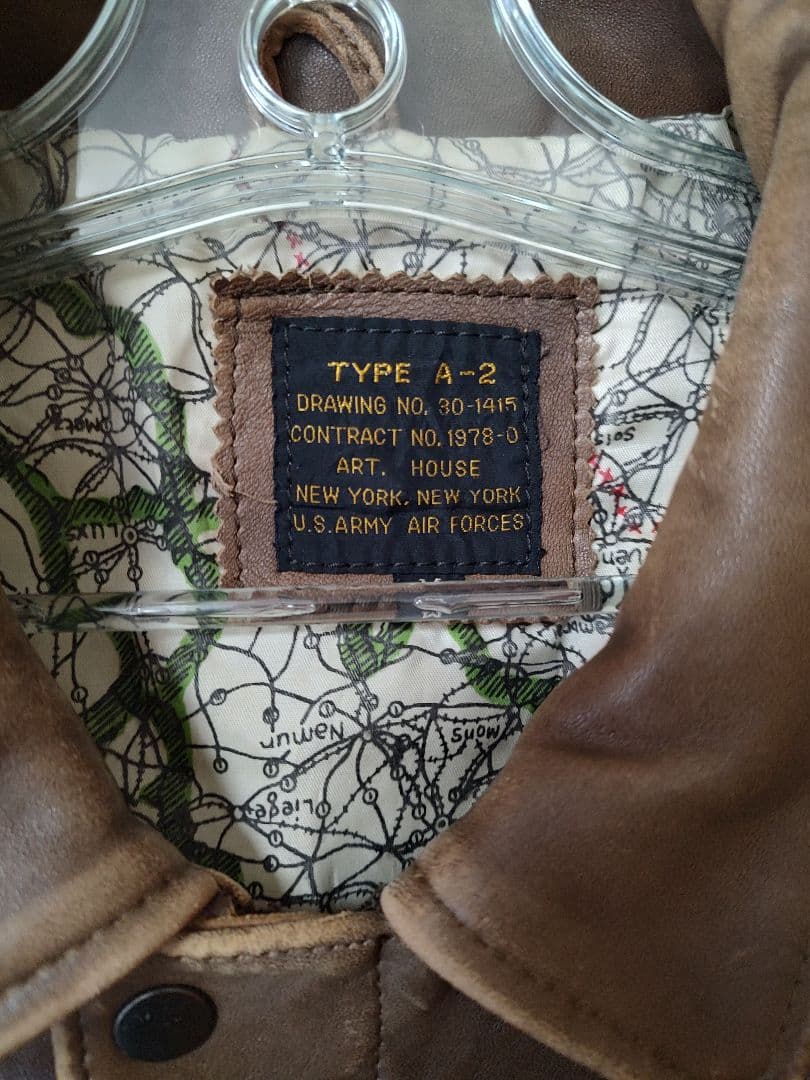 M*i様 TYPE A-2 レザージャケット